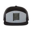 Load image into Gallery viewer, State Zia Black Patch 7 Panel Flatbill
