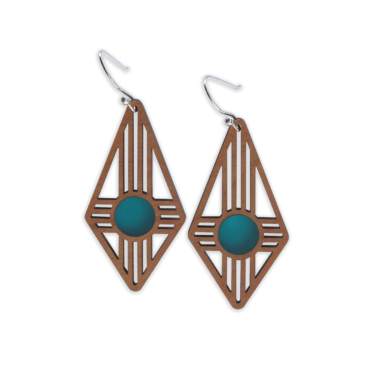 Glazing wood Earrings review - Diamond Glaze, Dimensional Magic,  Polyurethane 