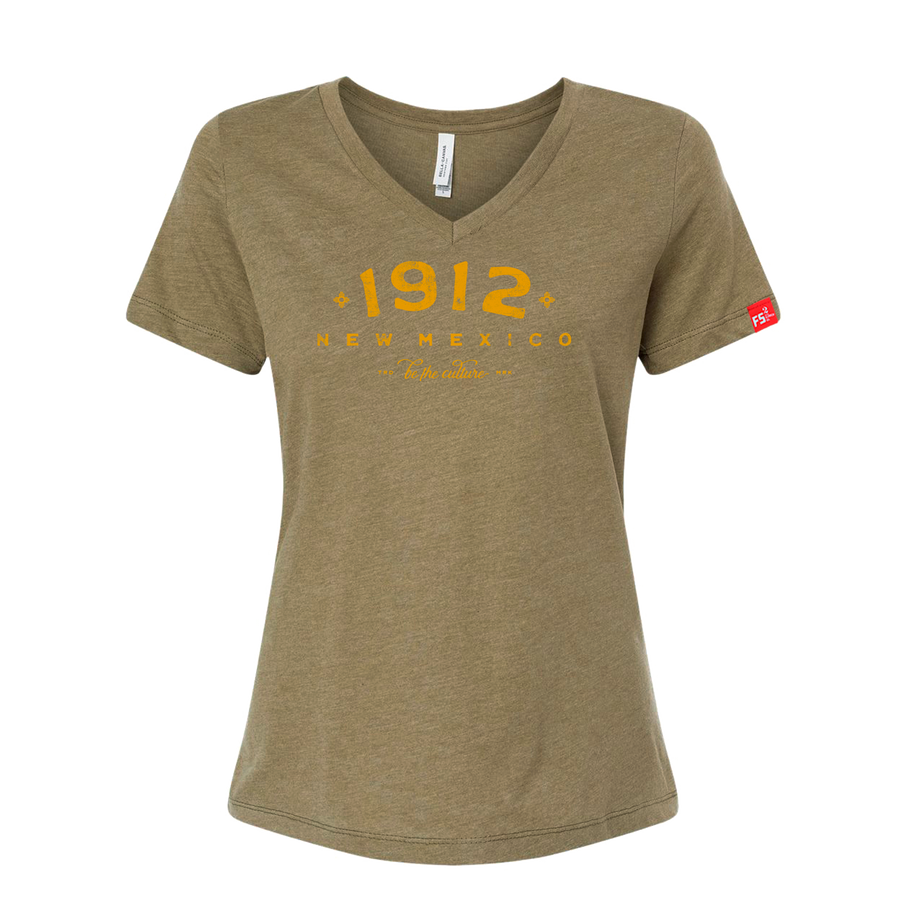 1912 New Mexico Women V Neck T-Shirt