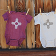 Load image into Gallery viewer, Zia New Mexico Baby Onesie