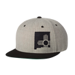 Load image into Gallery viewer, State Zia Flatbill Hat Heather Black