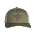 Load image into Gallery viewer, Zia Leather Patch Mid Profile Hat