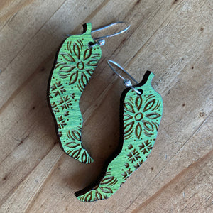 Folk Art Chile Earrings