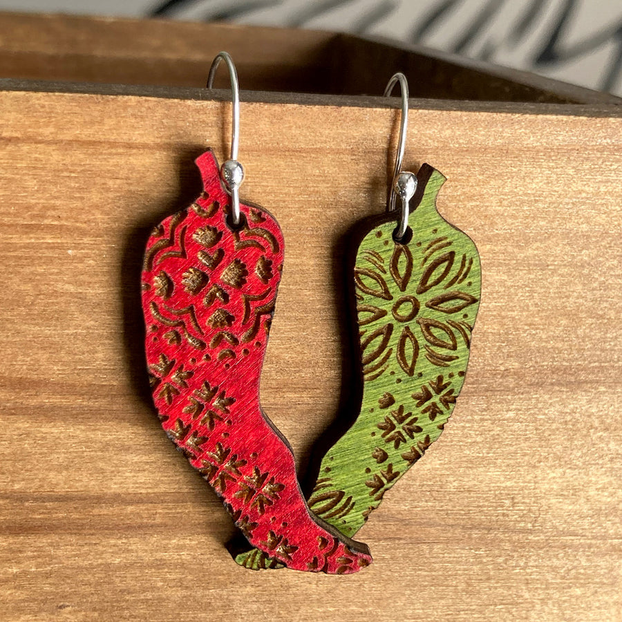 Folk Art Chile Earrings