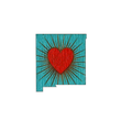 Load image into Gallery viewer, State Heart Wood Magnet
