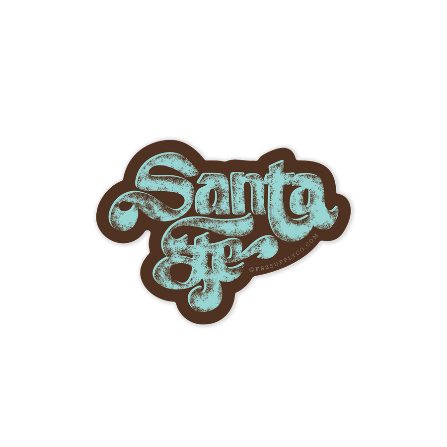 Santa Fe Vintage Logo Sticker