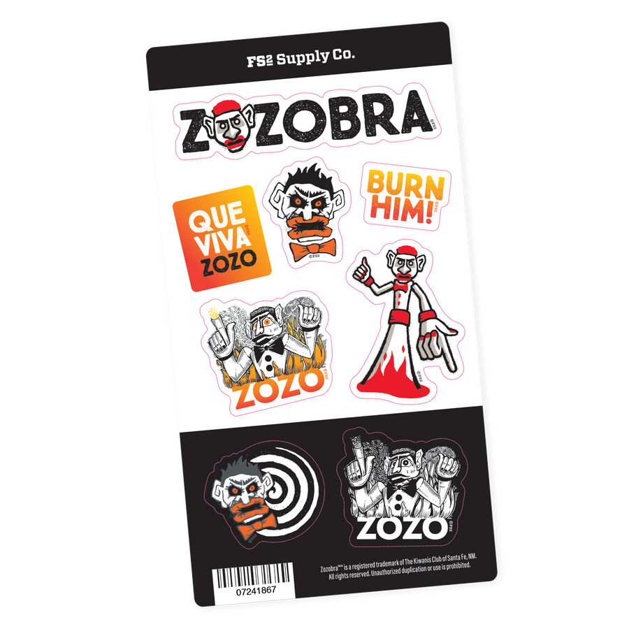 Zozobra Sticker Sheet