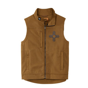 Zia Embroidered Canvas Vest