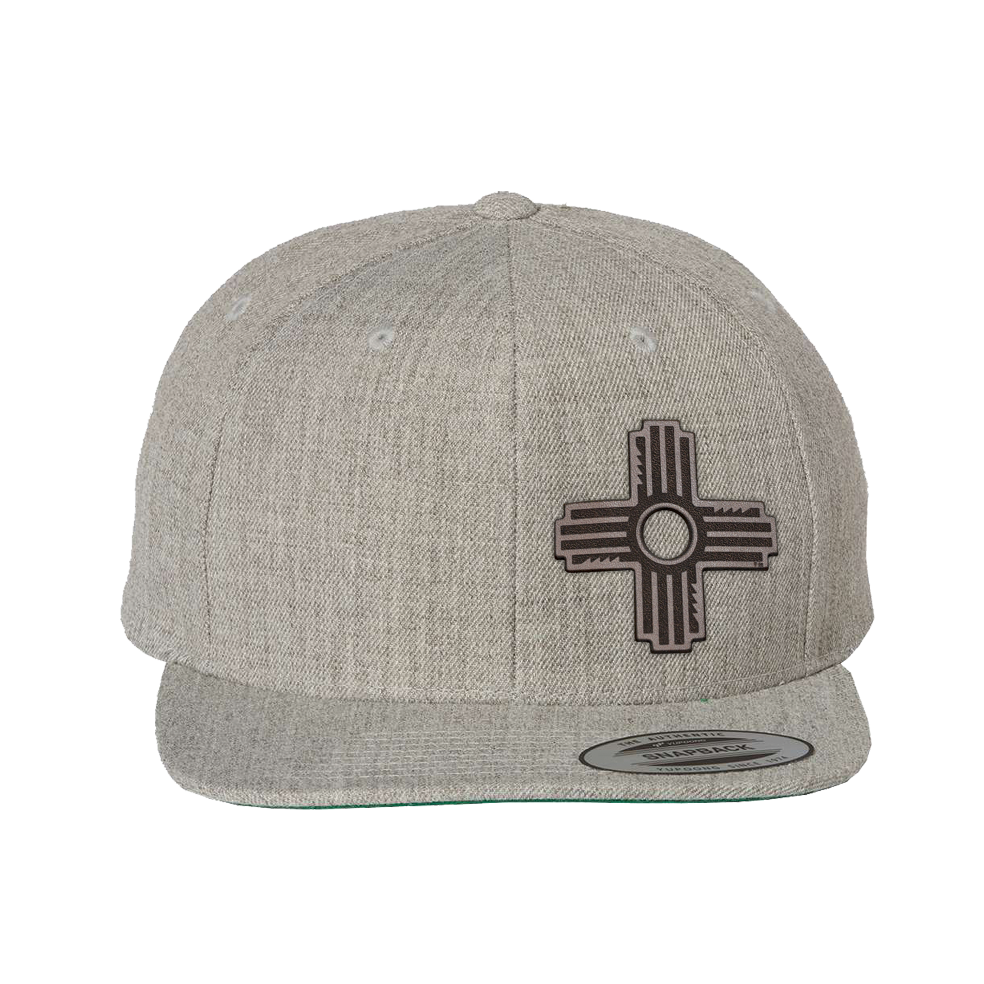 Zia Leather Patch Flatbill Hat – FS2 Supply Co.