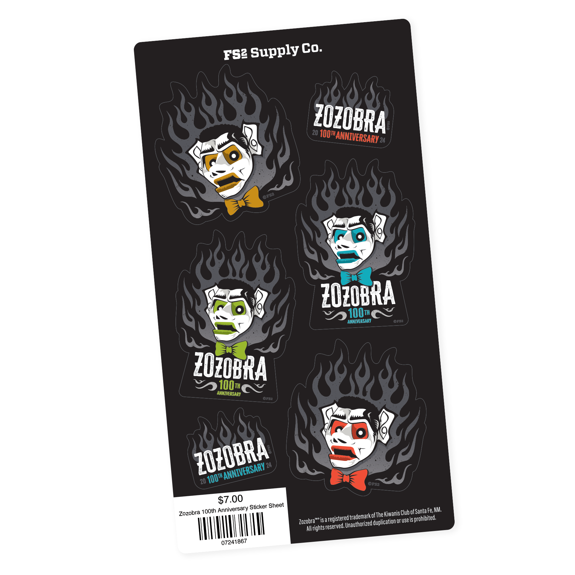 Zozobra 100th Anniversary Sticker Sheet – FS2 Supply Co.