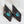 Load image into Gallery viewer, Diamond Zia Earrings in Black &amp; Turquoise
