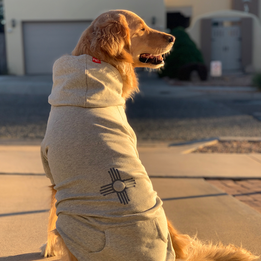 New Mexico Zia Dog Hoodie