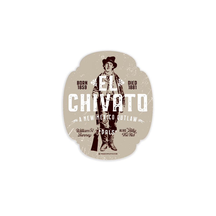 "El Chivato" Billy the Kid Sticker