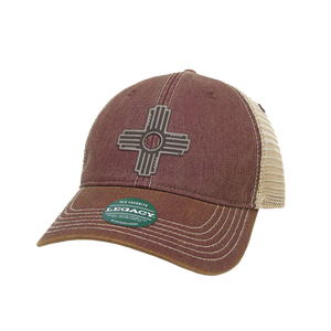 Zia Leather Patch Trucker Hat