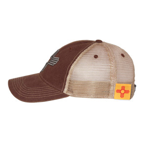 Zia Leather Patch Trucker Hat