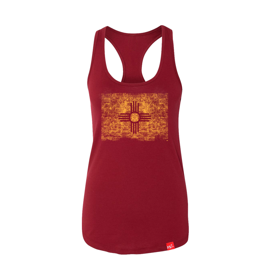 New Mexico State Flag Racerback Tank