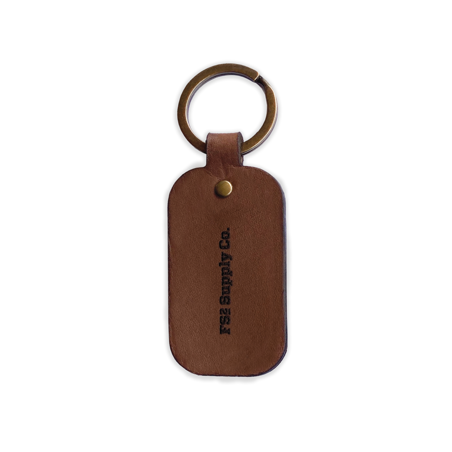 Órale Leather Keychain
