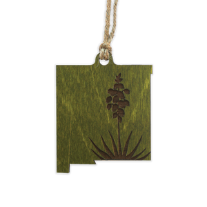 State Yucca Wood Ornament