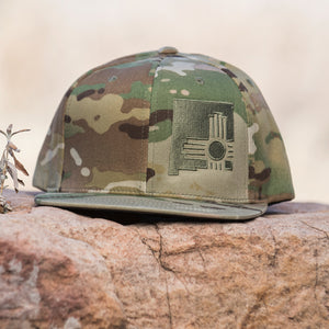 State Zia Flatbill Hat Multicam Green