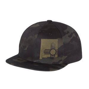 State Zia Flatbill Hat Multicam Black