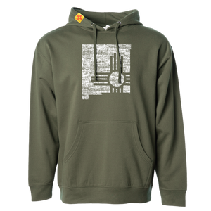 State Zia New Mexico Hoodie Army