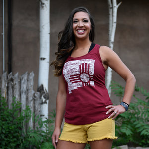 State Zia New Mexico Racer Tank Top