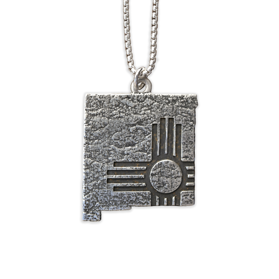 State Zia Sterling Silver Pendant