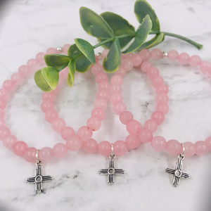 Zia Rose Quartz Bracelet