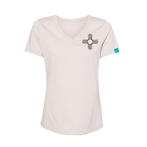 Zia New Mexico Women's V-neck T-Shirt